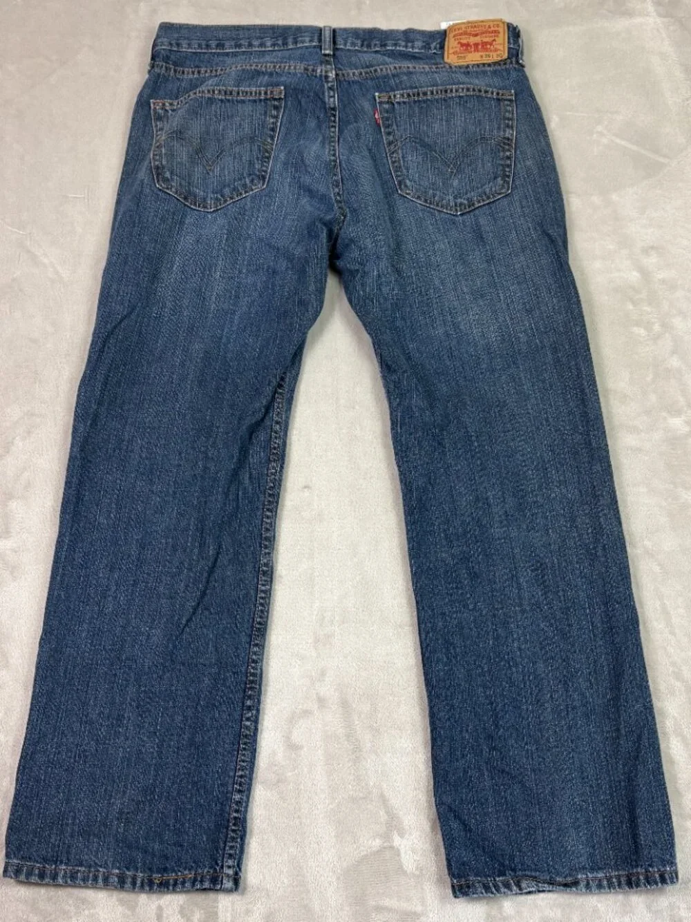 Levi’s 559 Relaxed Straight Mens Blue Denim Jeans Size 36x30 Pants Medium Wash